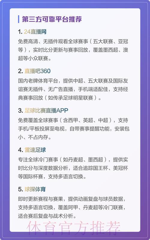 手机观看世界杯直播平台怎么选？